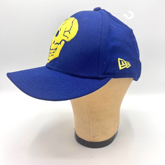 Rare New Era x Mishka NYC Cyco Simon 59FIFTY 7 3/4 Blue Yellow Embroidered NWOT - Picture 3 of 9